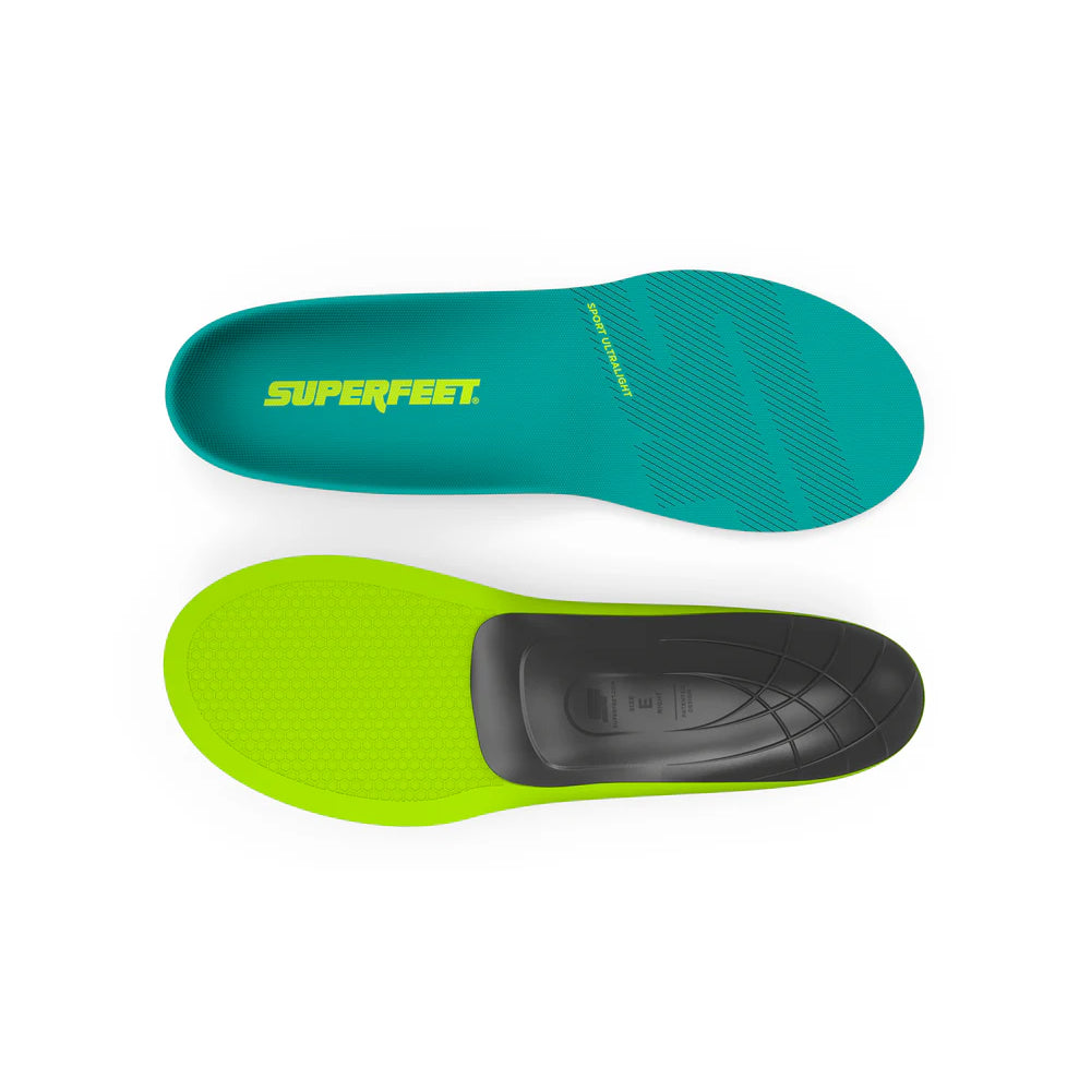 SUPERFEET SPORT ULTRALIGHT INSOLES (TRIM-TO-FIT)(Carbon Fiber Performance)