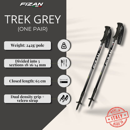 FIZAN TREK GREY