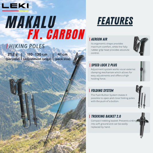 LEKI MAKALU FX CARBON (One Pair)