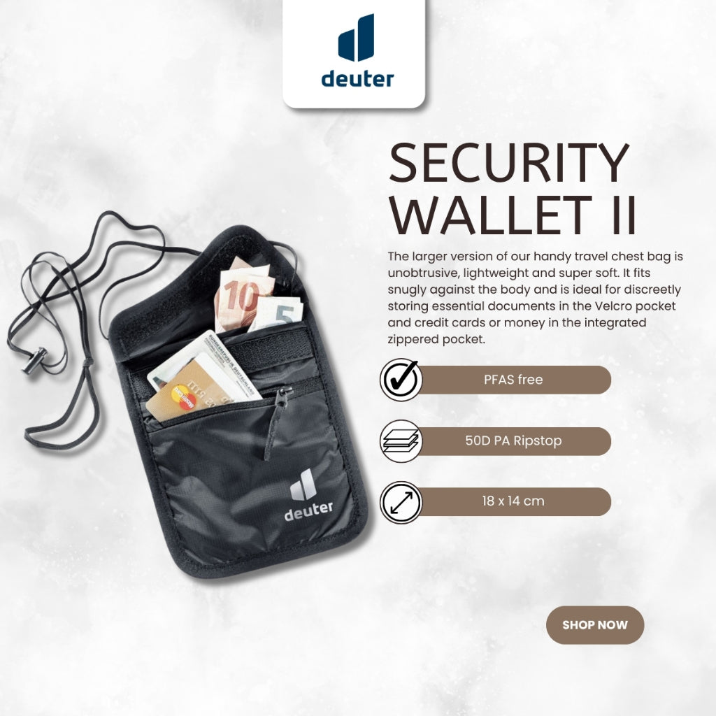 DEUTER SECURITY WALLET II | Lightweight