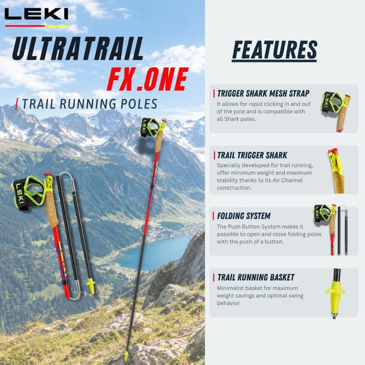 Leki Ultratrail FX.One Trail Running Pole (One Pair)