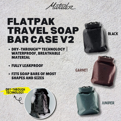 Matador FlatPak Travel Soap Bar Case V2