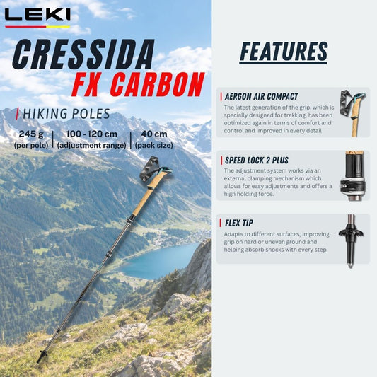 LEKI CRESSIDA FX CARBON (One Pair)