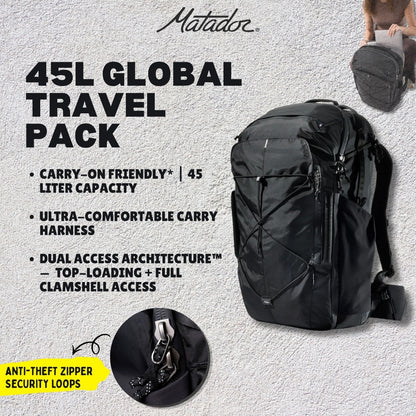 Matador 45L Global Travel Pack (Black)